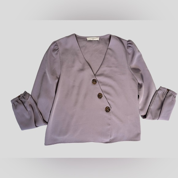 Elodie (Nordstrom) Soft Lavender Blouse - Picture 3 of 5